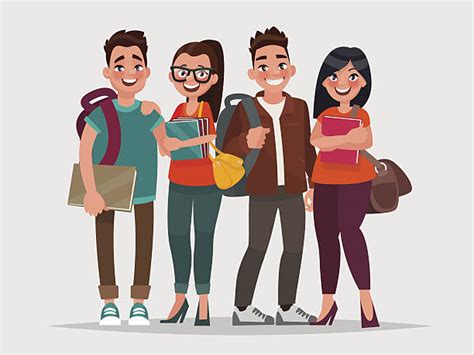 Best Teenagers Hanging Out Illustrations Royalty Free Vector Graphics
