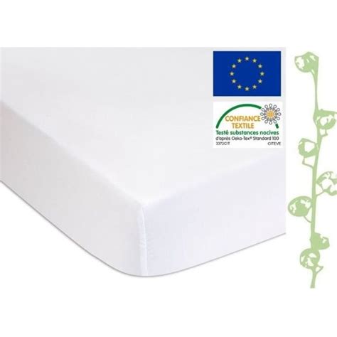 Easy Dort Protège Matelas Alèse 140x190 Cm Éponge Coton Bio Pu