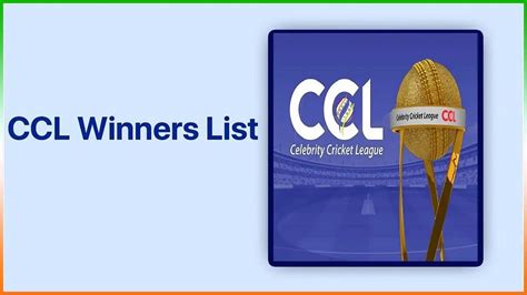 Ccl Winners List All Seasons The Celebrity Cricket League Ccl Is A