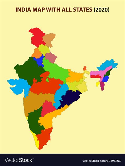 New Map Of India 2020