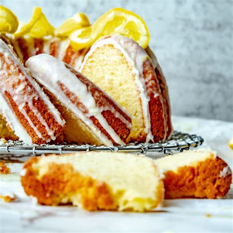 Lemon Sour Cream Pound Cake With Lemon Glaze Recipe Cart