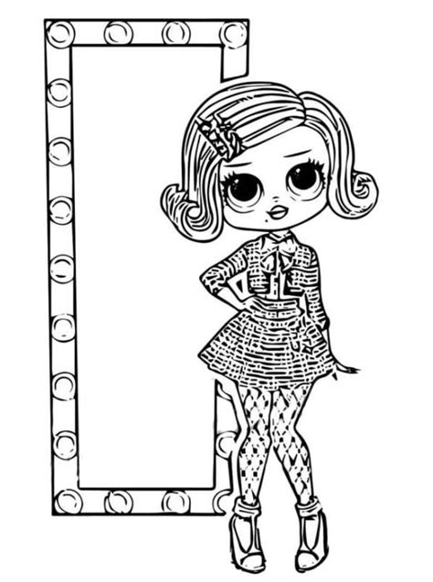 49 Fashion Dolls Lol Surprise Omg Dolls Coloring Pages Printable