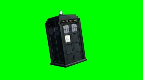 Tardis Dr Who Animation Green Screen Free Use Youtube