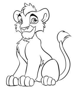 Lion king kovu coloring pages. How to Draw Kovu, Step by Step, Disney Characters ...