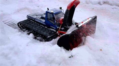 3d Printed Rc Snow Blower New Auger Youtube