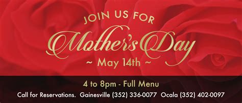 Mothers Day Ad Marks Prime Steakhouse