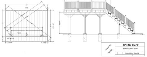 20x20 Deck Plans