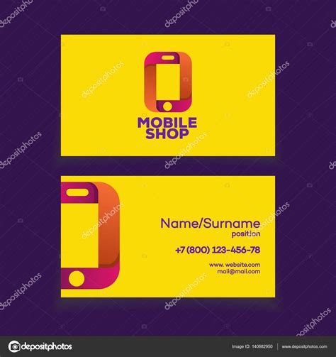 Not only the mobile bizdex allow the people to share their business updates but also it is a great contact management tools which help the people to remember the important things of their contacts. Vector: visiting card design for mobile shop | Mobile shop ...