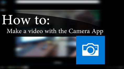 How To Use Windows 10 Camera App Youtube