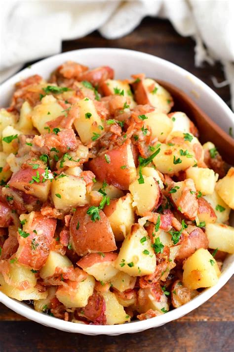 German Potato Salad Warm Red Potato Salad With Bacon And Dressing