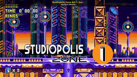 I liked to observe them for a while and picture myself there. Studiopolis Zone Act 1: Encore Pallete Sonic Mania Maps