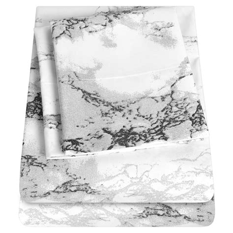 Premium quality home products at affordable price. Sweet Home Collection Luxury 3 Piece Marble Print Sheet ...
