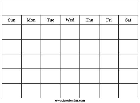 Free Fill In Monthly Calendar Printable Get Your Calendar Printable