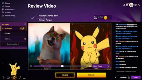 Pikachu Sings Join To Sing With Me Youtube