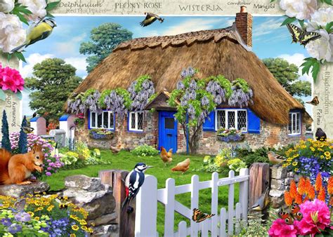 Solve Pretty Cottage Jigsaw Puzzle Online With 140 Pieces