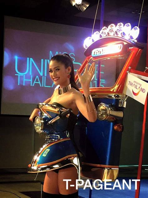 Miss Universe Thailand Walks Proudly In ‘tuk Tuk Dress Our National