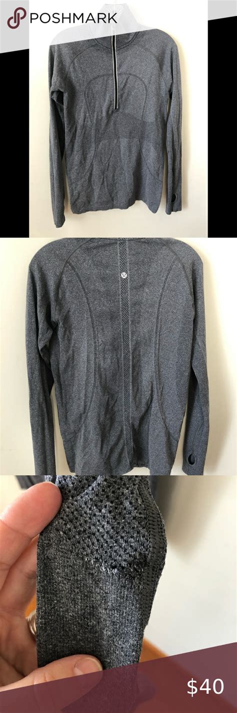 Shop for cropped zip hoodie online at target. Lululemon Lightweight Gray Zipper Sweatshirt Lululemon ...