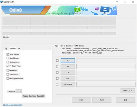Download Odin Flash Tool For Windows All Versions