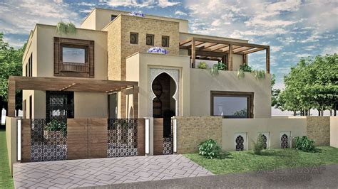 Moroccan Style Residence Adil Yusaf Associates Home Building Plans