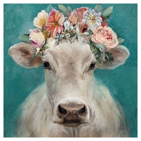 Fine Art Canvas Fancy Cows I Canvas Wall Art Kohls Cow Canvas Cow