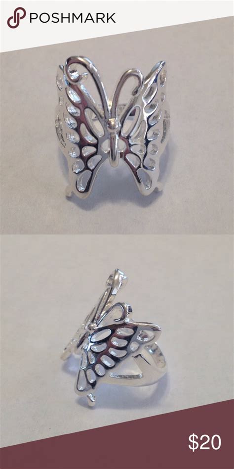 Butterfly Ring Sterling Silver 925 Butterfly Ring Sterling Silver