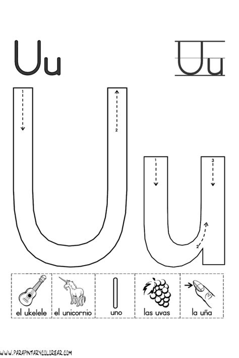 El Abecedario Dibujos Para Colorear Ciclo Escolar