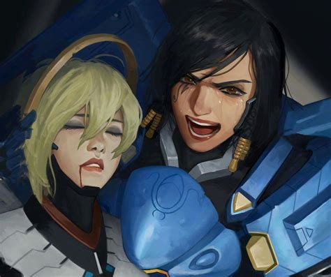 pharah x mercy hope to have artist name soon overwatch mercy overwatch comic overwatch fan