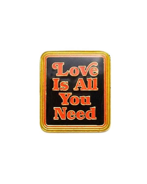 Love Is All You Need Pin Soft Enamel Pins Love Is All Pin