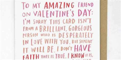 I wish we could be friends until the end. The best anti-Valentines cards and gifts to buy for your ...
