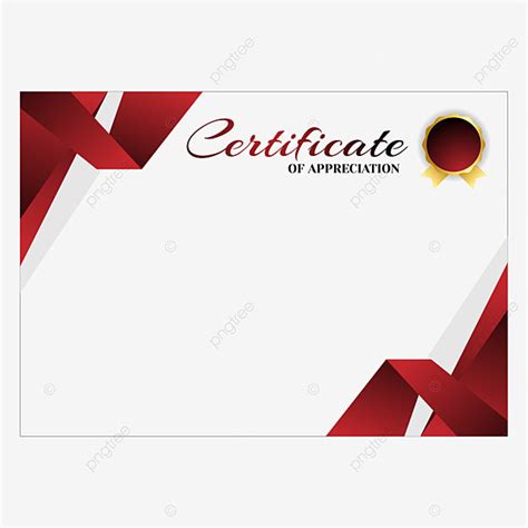Certificate Border Design Vector Png Images Red Certificate Border