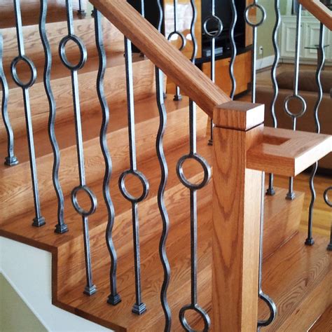 Plain Wavy Bar Wrought Iron Baluster Affordable Stair Parts