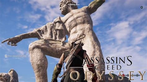 ASSASSIN S CREED ODYSSEY Climbing On Lightning Zeus Statue