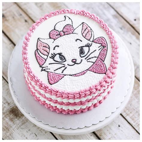Marie The Cat Birthday Baking Baby Birthday Cakes Cake Decorating