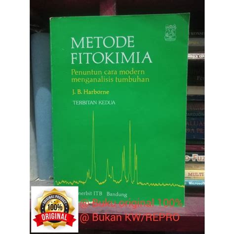 Jual Buku Original Metode Fitokimia Bekas Shopee Indonesia