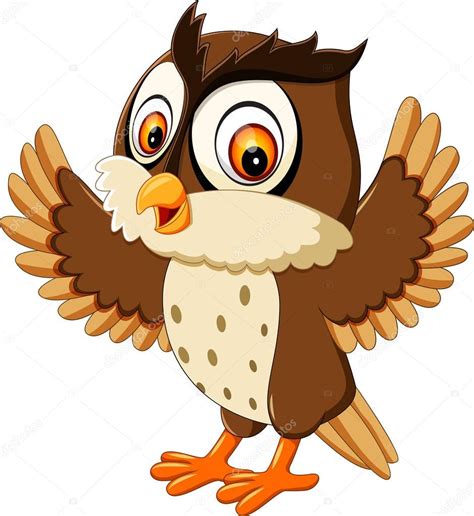 Illustration Of Cute Owl Cartoon Stock Illustration By