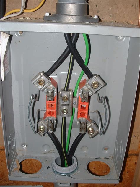 Electrical Question Grounding Meter Socket And Main Breaker Box