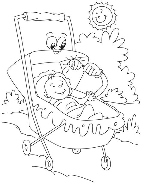 Stroller Coloring Pages - Free Printable Coloring Pages for Kids