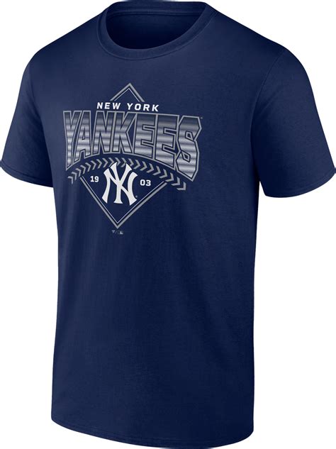 Ny Yankees Big Logo Adult T Shirt Navy