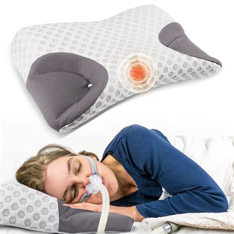 Ikstar Cpap Pillow For Side Sleeper Sleep Apnea Pillow For Sleeping Cpap Nasal Pillows Suit