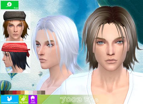 Newsea J003 Ego Hairstyle Sims 4 Hairs