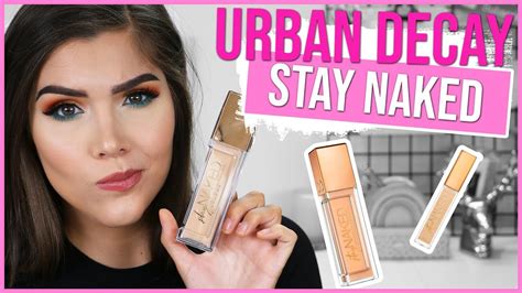 URBAN DECAY STAY NAKED FOUNDATION CONCEALER All Day Wear Test And