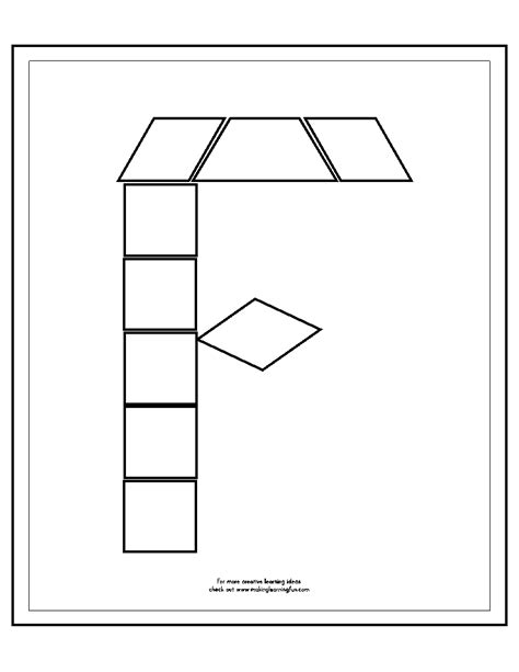 Blank Pattern Block Templates Best Creative Template Ideas