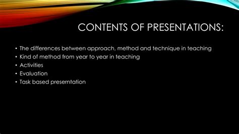 Ppt Approaches Method And Technique In Teaching Powerpoint