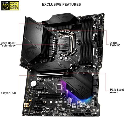 Msi Mpg Z490 Gaming Plus Intel Lga 1200 Socket Motherboard — Rb Tech
