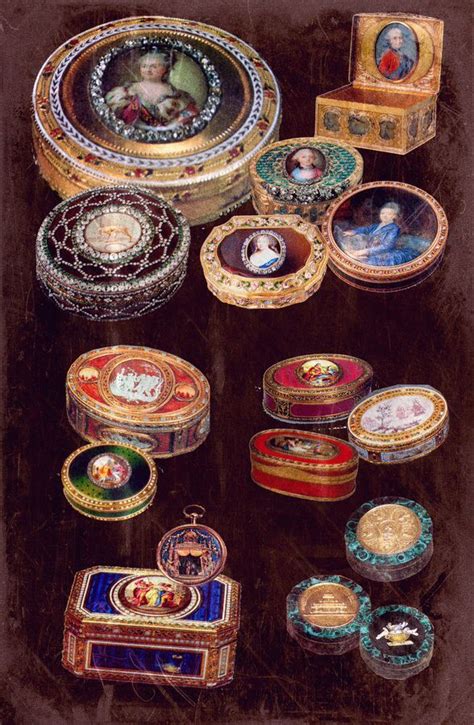 snuff boxes of the 18th century the romanovs collection vintage box antique boxes