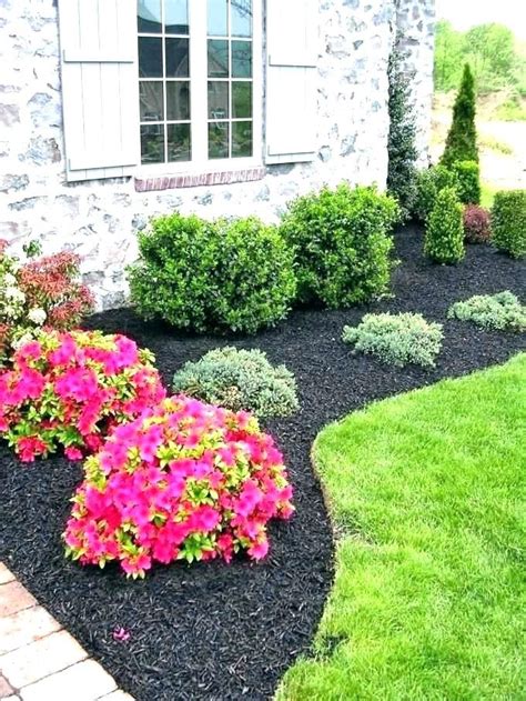 A traditional ranch home has at least one flower garden in the front yard. shrubs for front yard landscaping bushes of house best ...