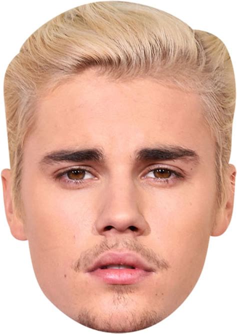 Justin Bieber Tv Stars Face Mask Celebrity
