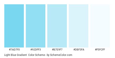 Color Scheme Palette Image Blue Color Schemes Color