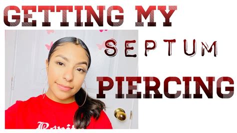 Mini Vlog Getting My Septum Pierced Youtube