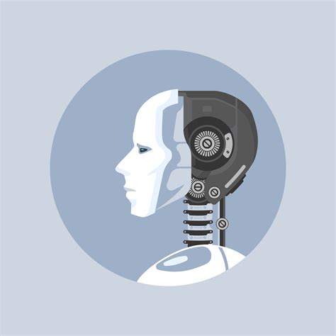 Artificial Intelligence Robot Style Vector Illustration 199352 Vector